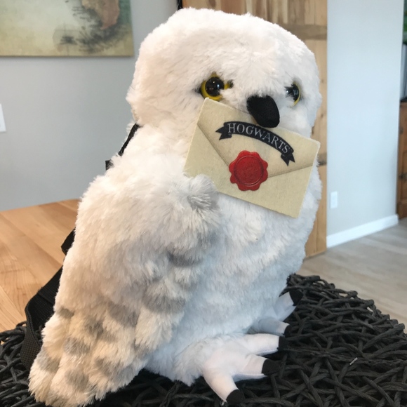 hedwig plush backpack